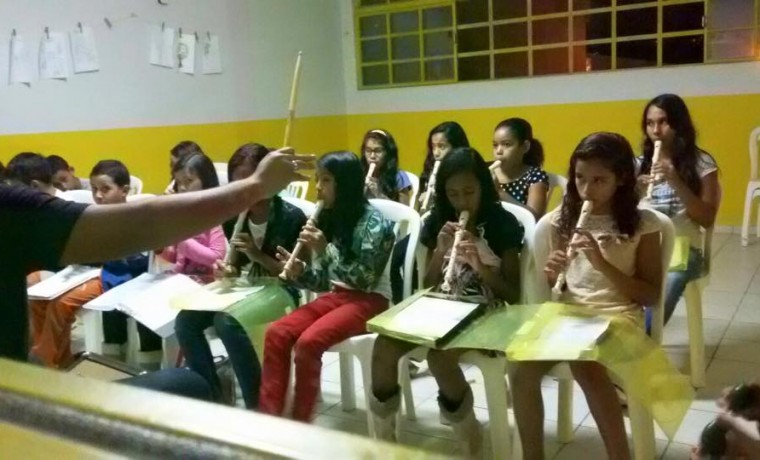 Aula no instituto Joy
